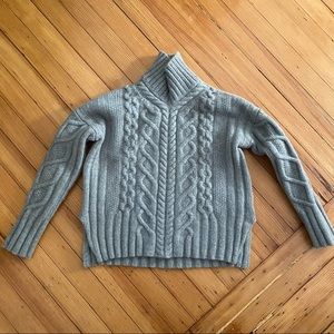 Everlane The Wool-Cashmere Cable Turtleneck sz S